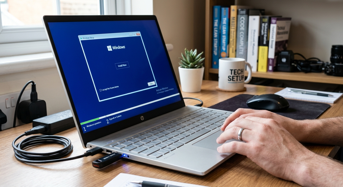 Clean Windows Installation on a Laptop